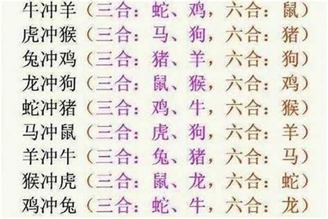 12生肖合|最全12生肖三合、六合、相衝、相害詳細講解！（上）。